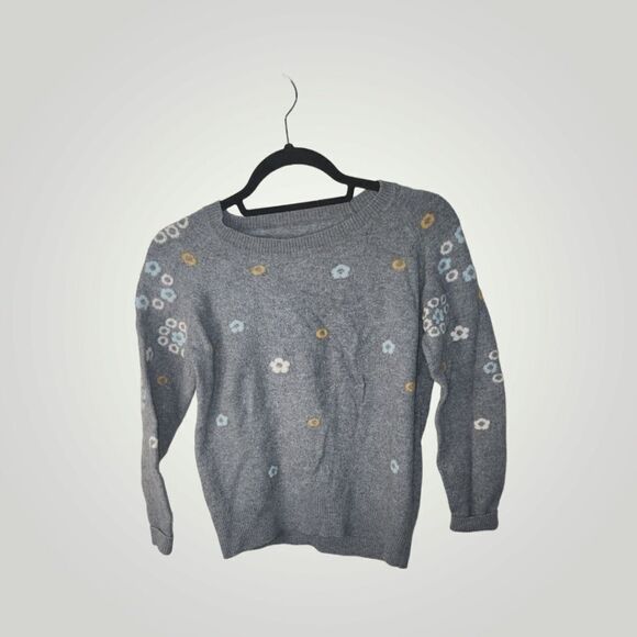 Lang Man Dushi floral wool sweater size 120 - Picture 3 of 11